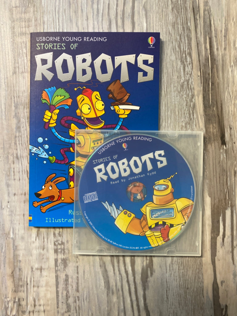 Usborne Stories of Robots Book and Audiobook