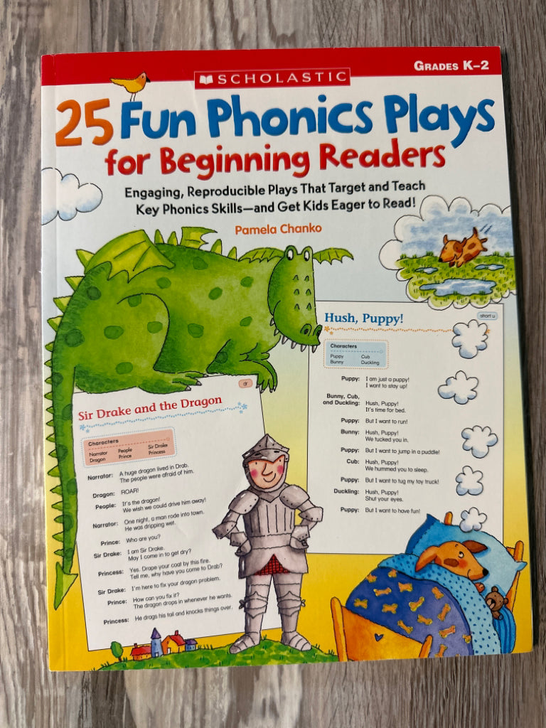 Scholastic 25 Fun Phonics Plays for Beginning Readers