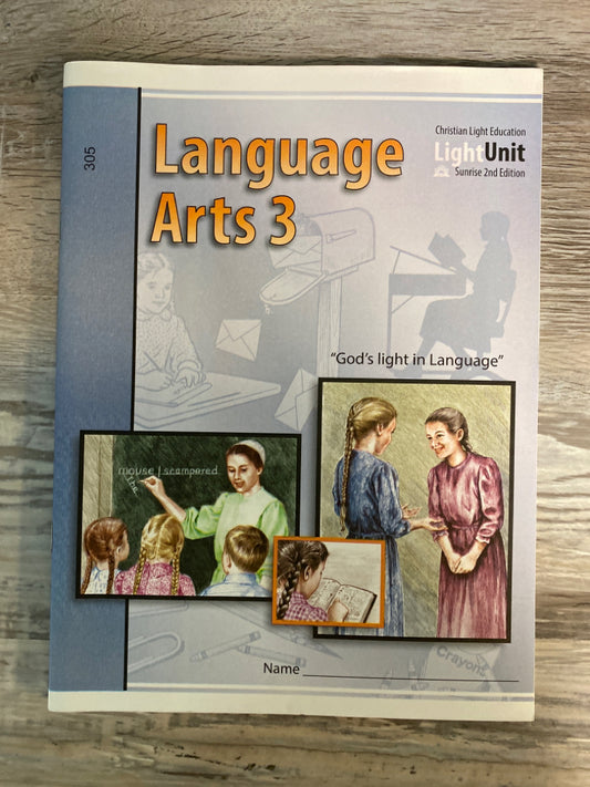 CLE Language Arts 3, Light Units 305