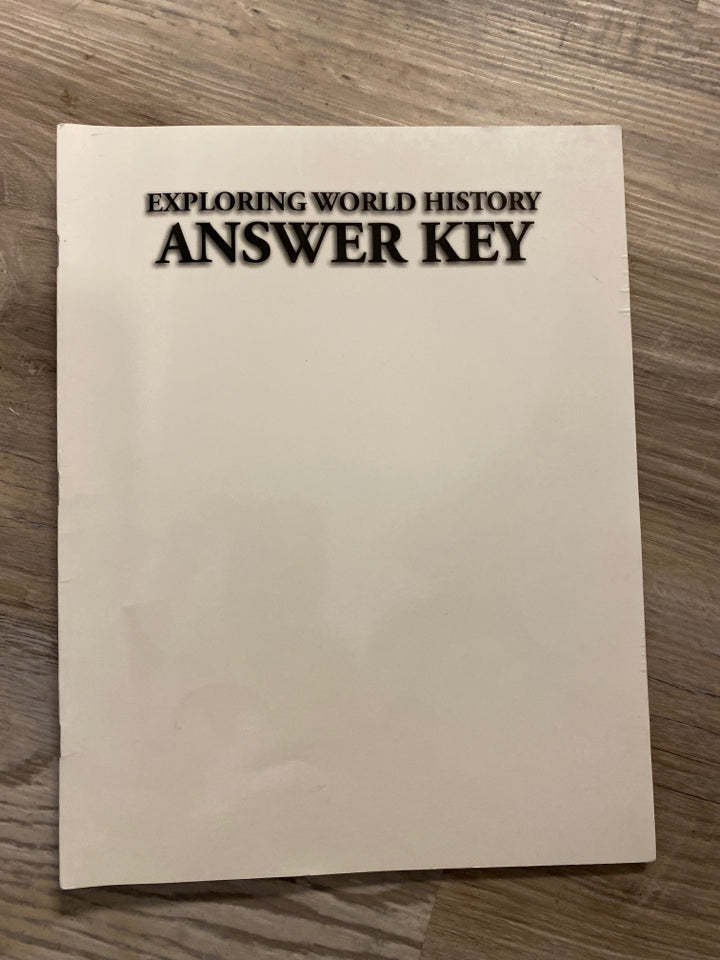 Exploring World History- Answer Key