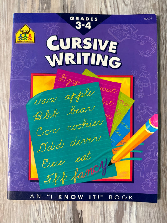 Cursive Writing Grades 3-4