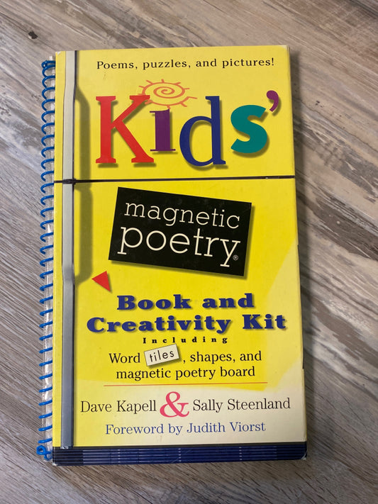 Kids Magnetic Poetry Book