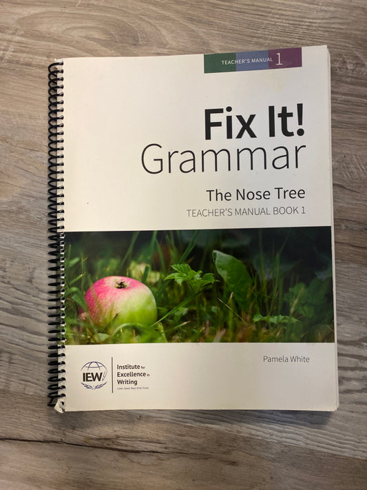 Fix It! Grammar- Teacher's Manual Book 1