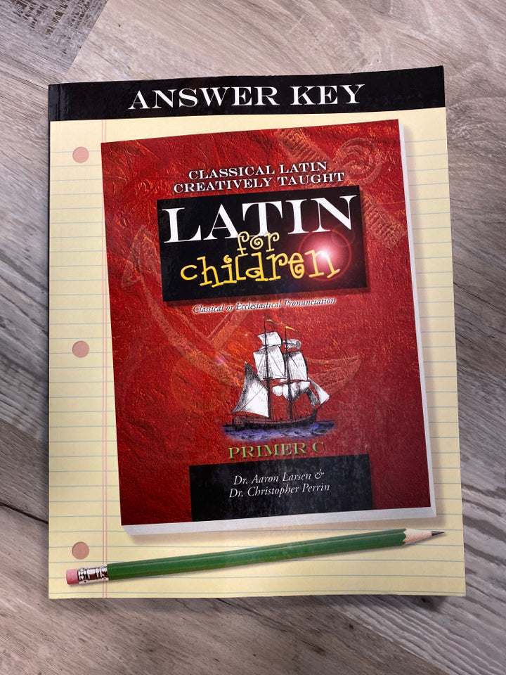 Latin for Children Primer C Answer Key