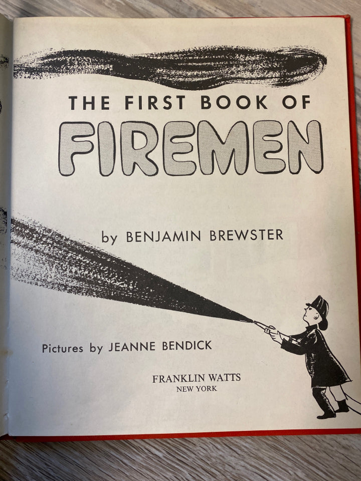 My First Book of Fireman by Benjamin Brewster
