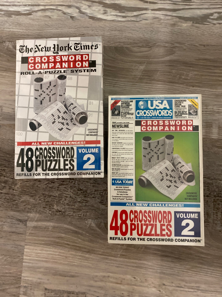 USA and NY Times Crosswords Companion Puzzles