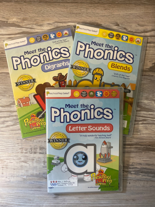 Preschool Prep Meet the Phonics DVD set