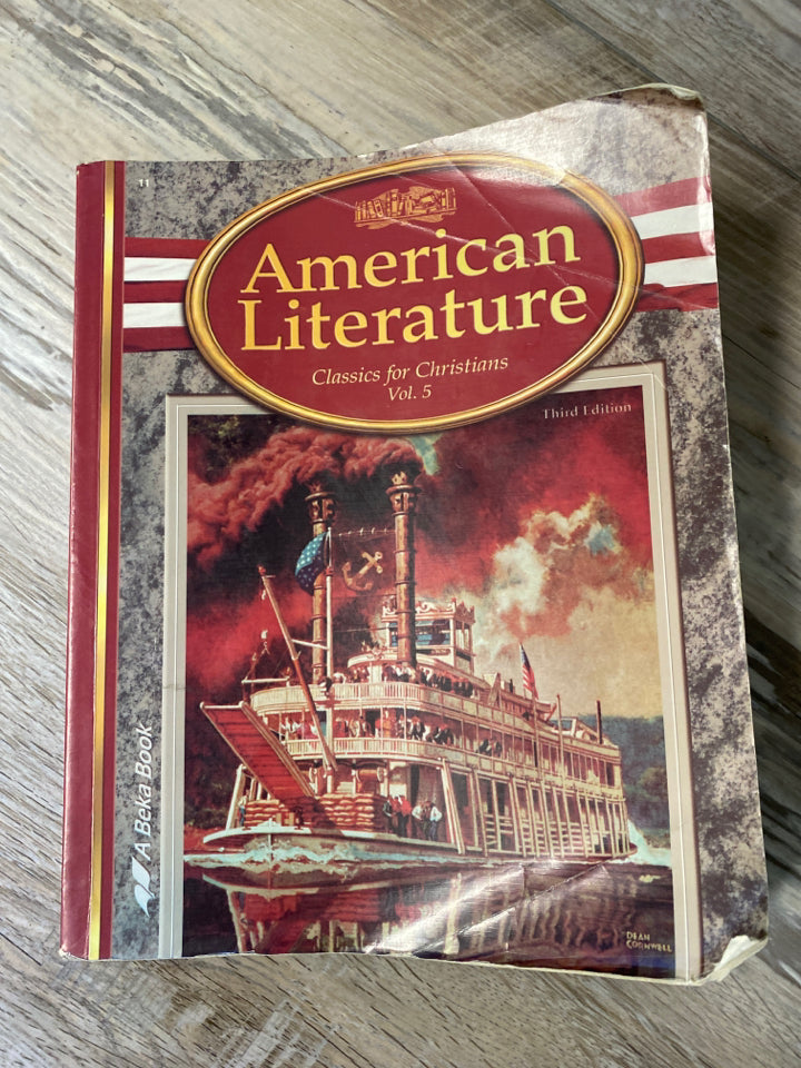 Abeka American Literature 3rd edition volume 5