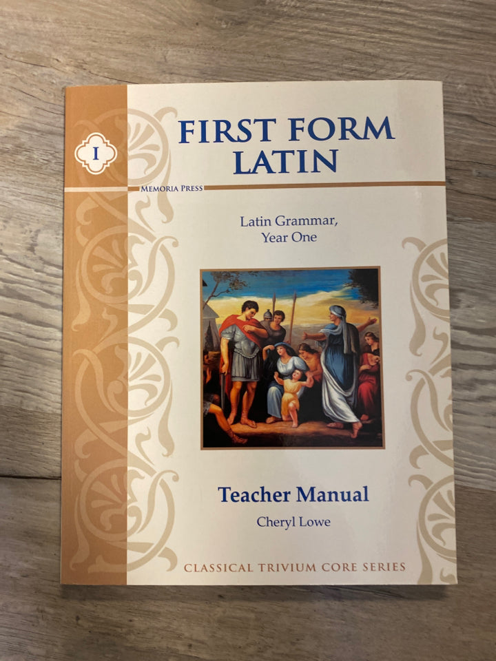 Memoria Press First Form Latin Teacher Manual
