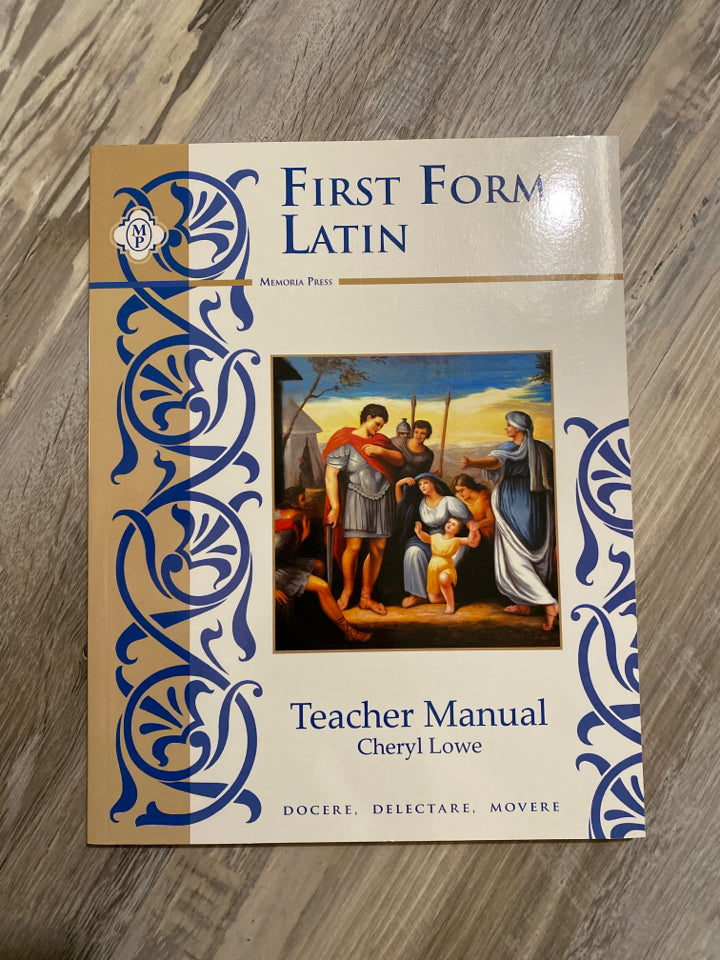 Memoria Press First Form Latin Teacher Manual