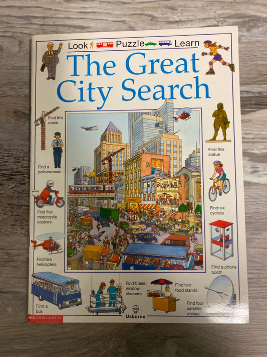 The Great City Search by Usborne
