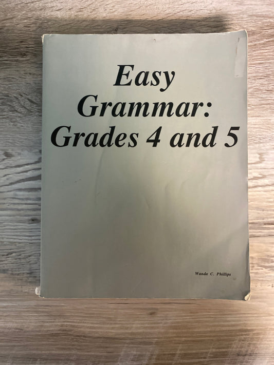 Easy Grammar Grades 4 and 5