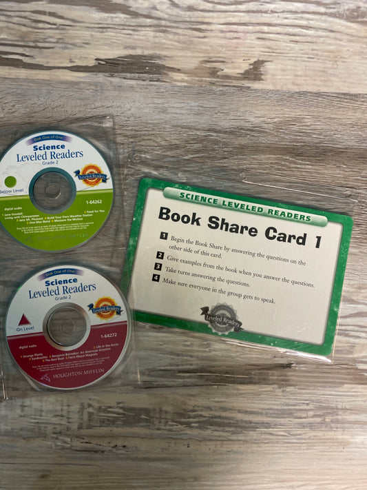 Houghton Mifflin Science Leveled Readers Audio CD's and Activity Cards