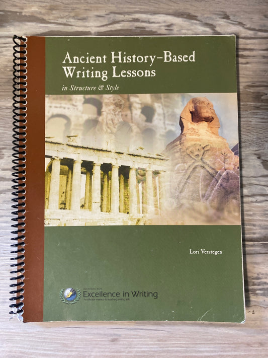 IEW Ancient History-Based Writing Lessons, Student  and Teacher Book