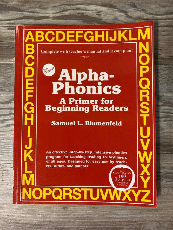 Alpha-Phonics by Samuel L. Blumenfeld