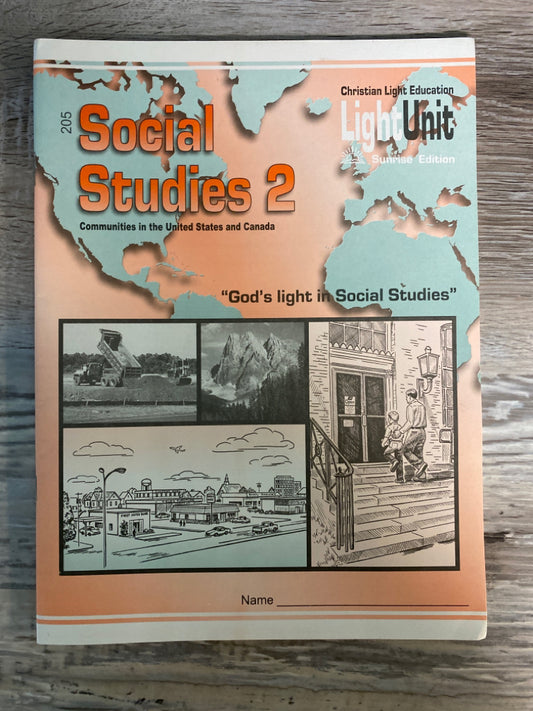 CLE Social Studies 2, Light Unit 205