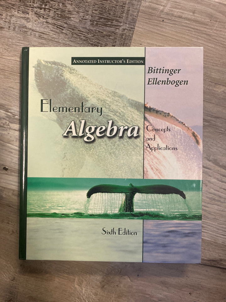 Elementary Algebra 6th Edition