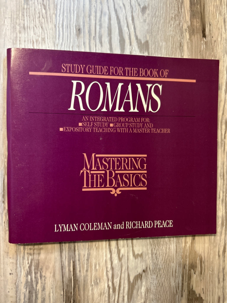 Study Guide for the Book of Romans by Lyman Coleman