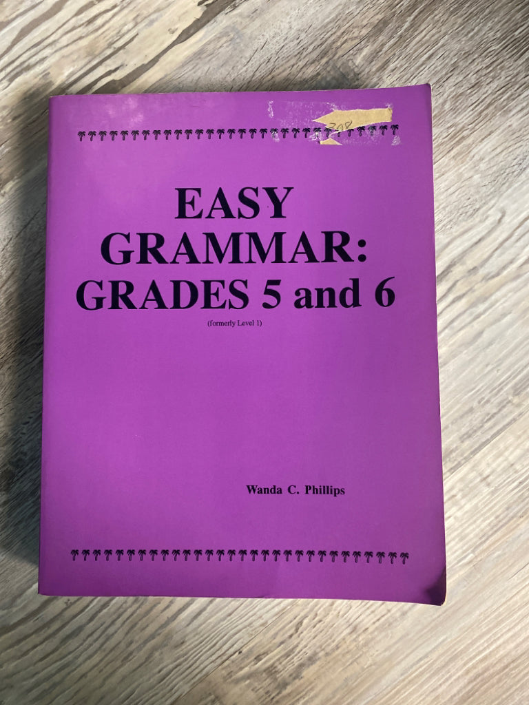 Easy Grammar Grades 5 and 6