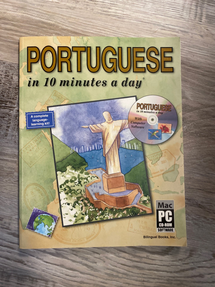 Portuguese In 10 minutes A Day Multi-media kit