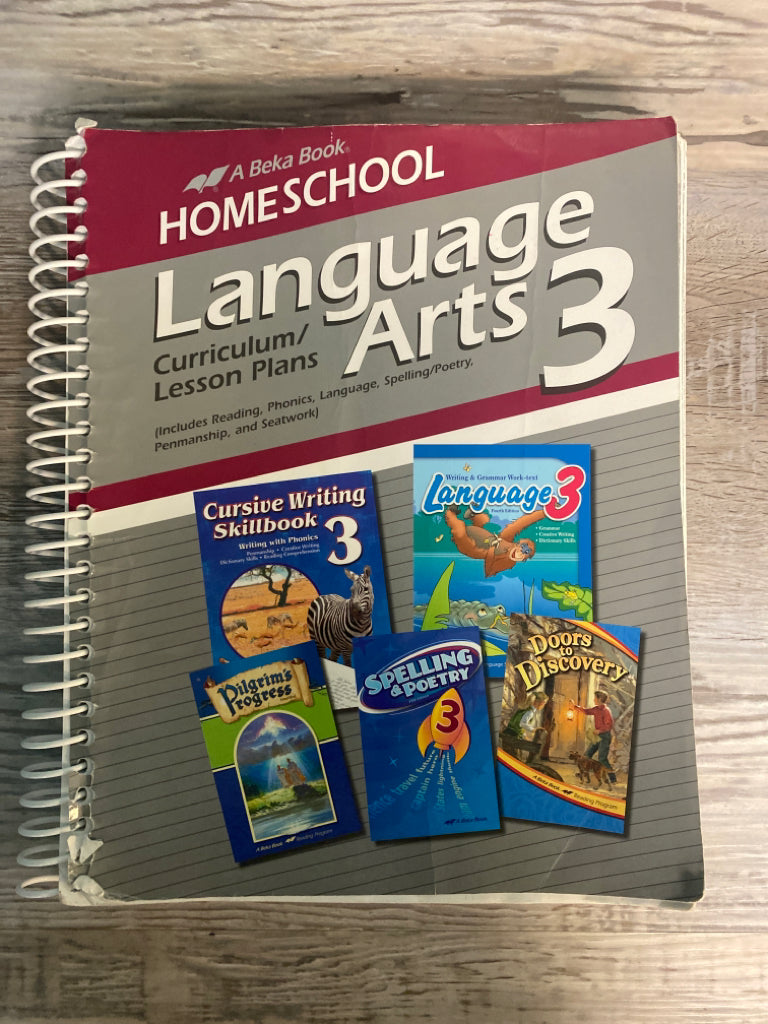 Abeka Language Arts 3 Curriculum and Keys