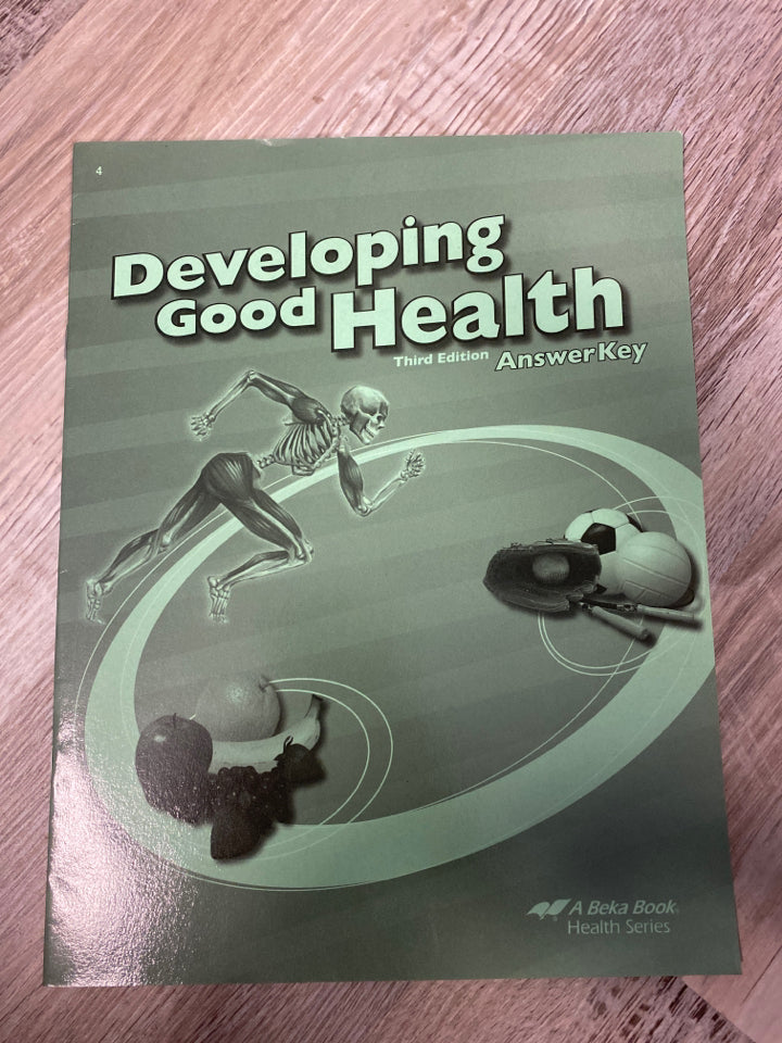 Developing Good Health Answer Key