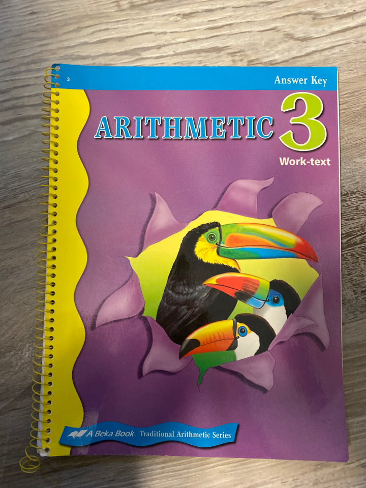 Abeka Arthmetic 3 Answer Key