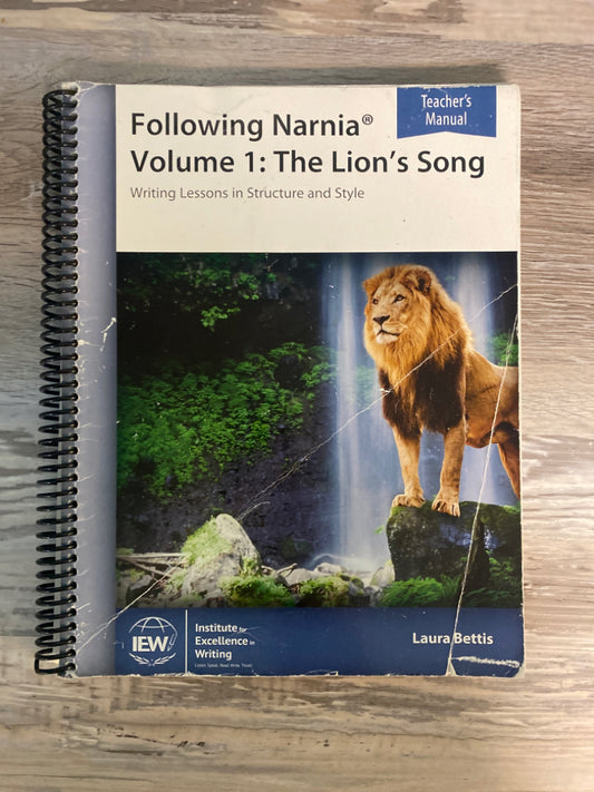 IEW Following Narnia Volume 1 Teacher's Manual