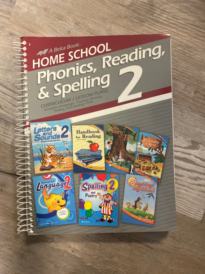Abeka Phonics, Reading & Spelling 2 Curriculum/Lesson Plans
