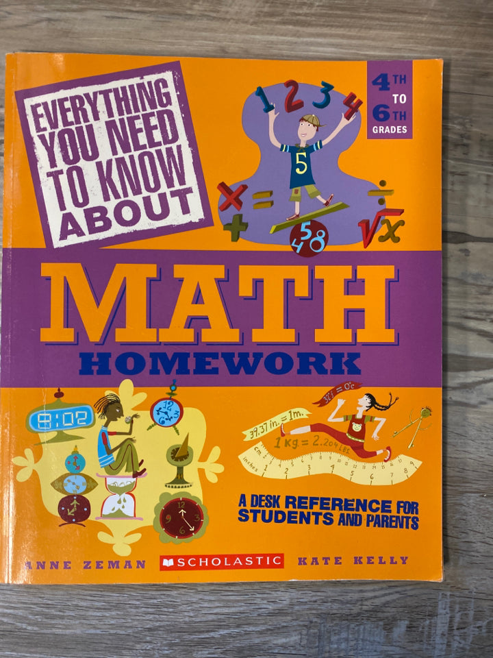 Scholastic Everything You Need to Know About Math Homework