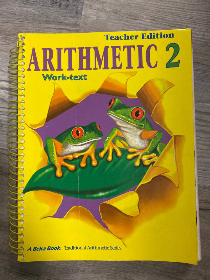 Abeka Arithmetic 2 Work Text 2 Teacher Edition