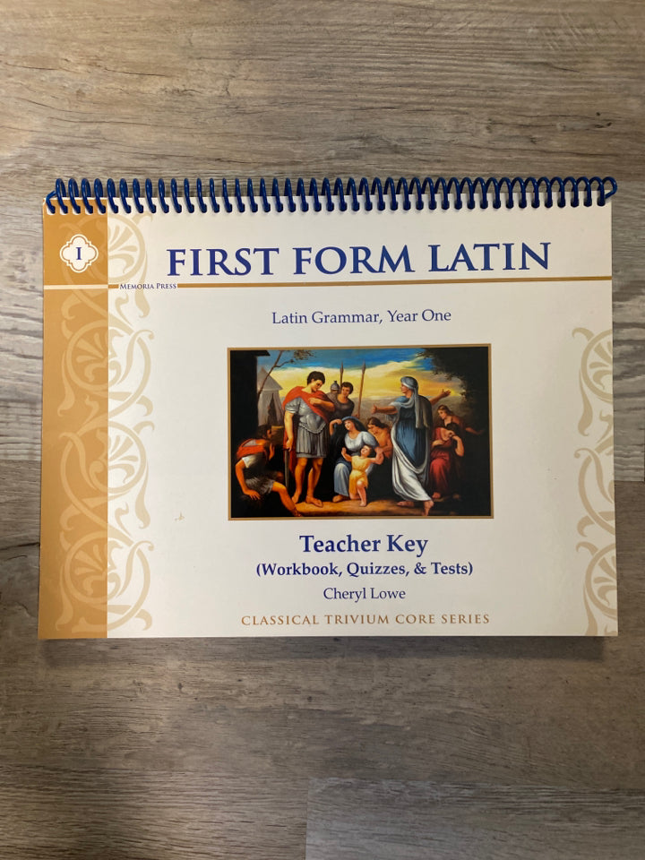 Memoria Press First Form Latin Teacher Key