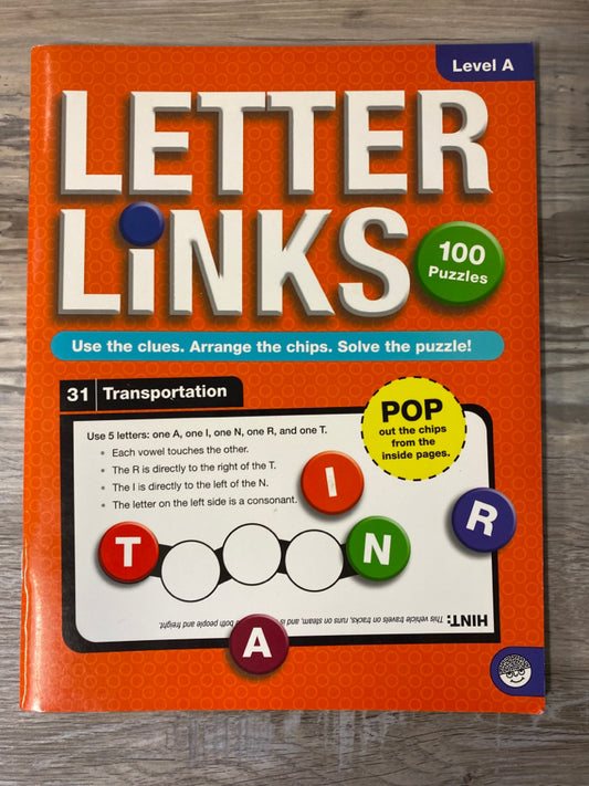 Letter Links Level A Workbook