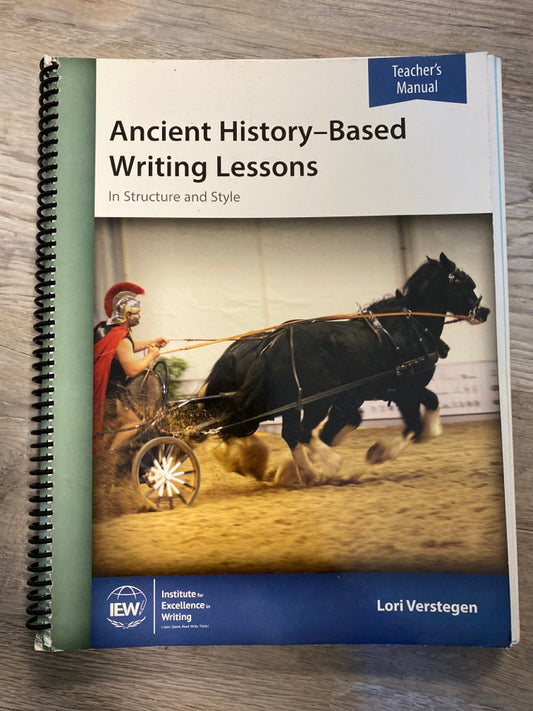 Ancient History-Based Writing Lessons Teacher's Manual