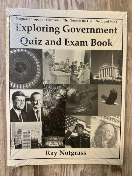 Exploring Government Quiz and Exam Book by Notgrass