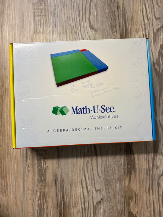 Math-U-See Manipulatives Algebra/Decimal Insert Kit