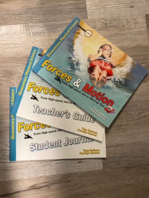 Elementary Physical Science, Forces and Motion, 3 Book Set by Master Books
