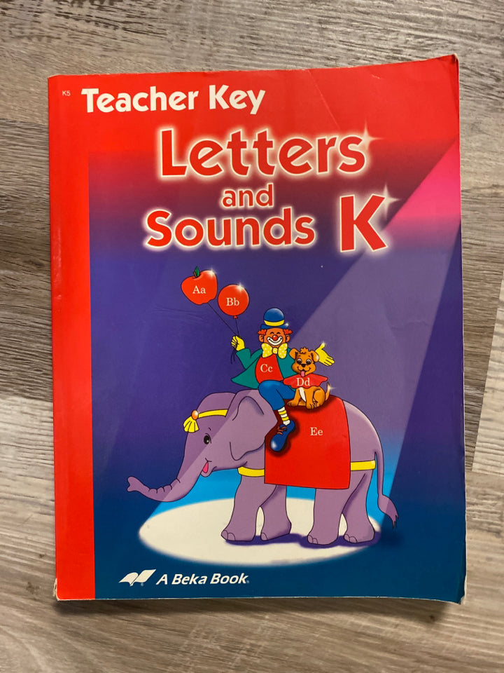 Abeka Teacher Key Letters and Sounds K