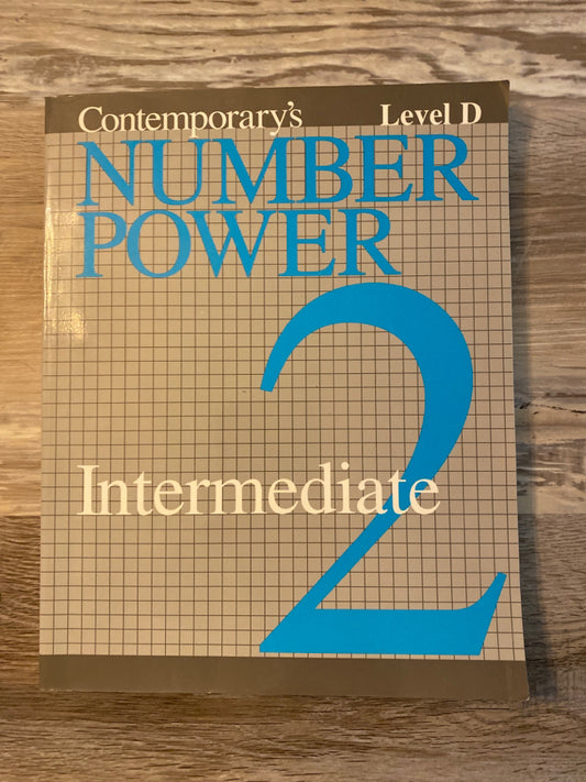 Contemporary's Number Power Level D Imtermediate 2 Workbook