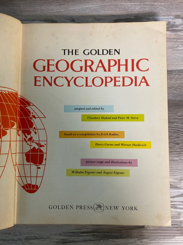 The Golden Geographic Encyclopedia, Overiszed Vintage – Homeschool Central