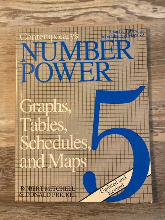 Contemporary's Number Power 5 Graphs, Tables, Schedules and Maps Workbook