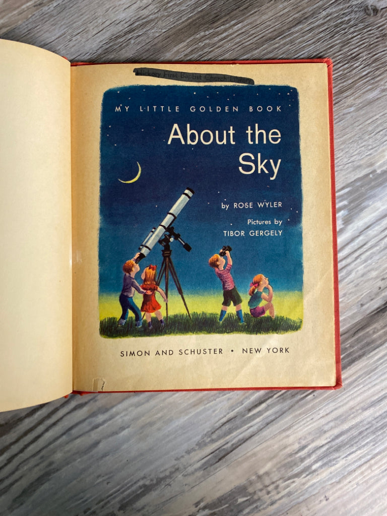 My Little Golden Book About The Sky by Rose Wyler