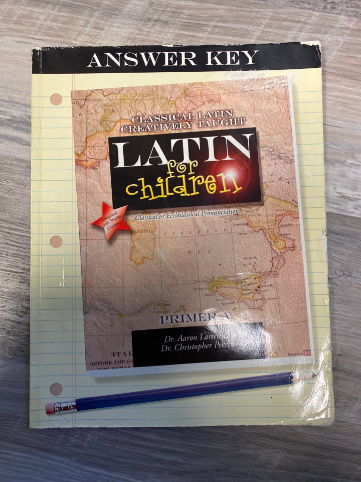 Latin for Children Primer A Answer Key