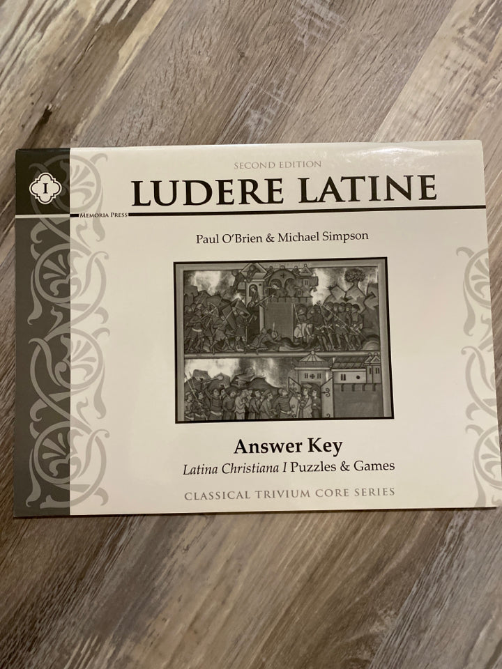 Memoria Press Ludere Latine Answer Key