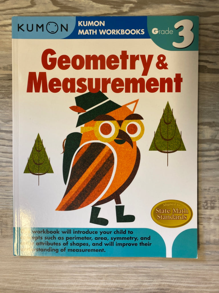 Kumon Geometry & Meausrements Grade 3 Workbook