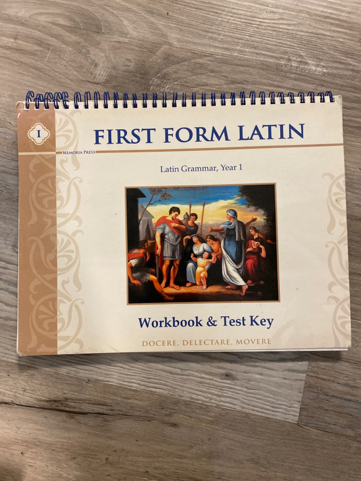 Memoria Press First Form Latin Grammar Year 1 Workbook and Test Key