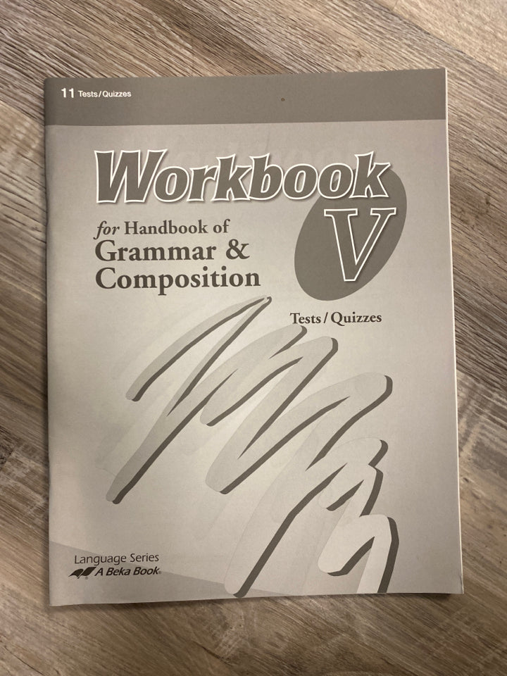 Abeka Grammar & Compostion Workbook V Set
