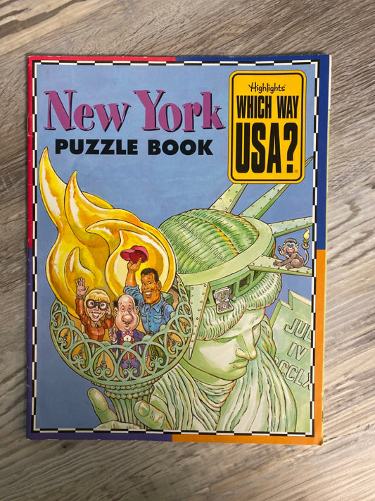 Highlights Which Way USA? New York Puzzle Book