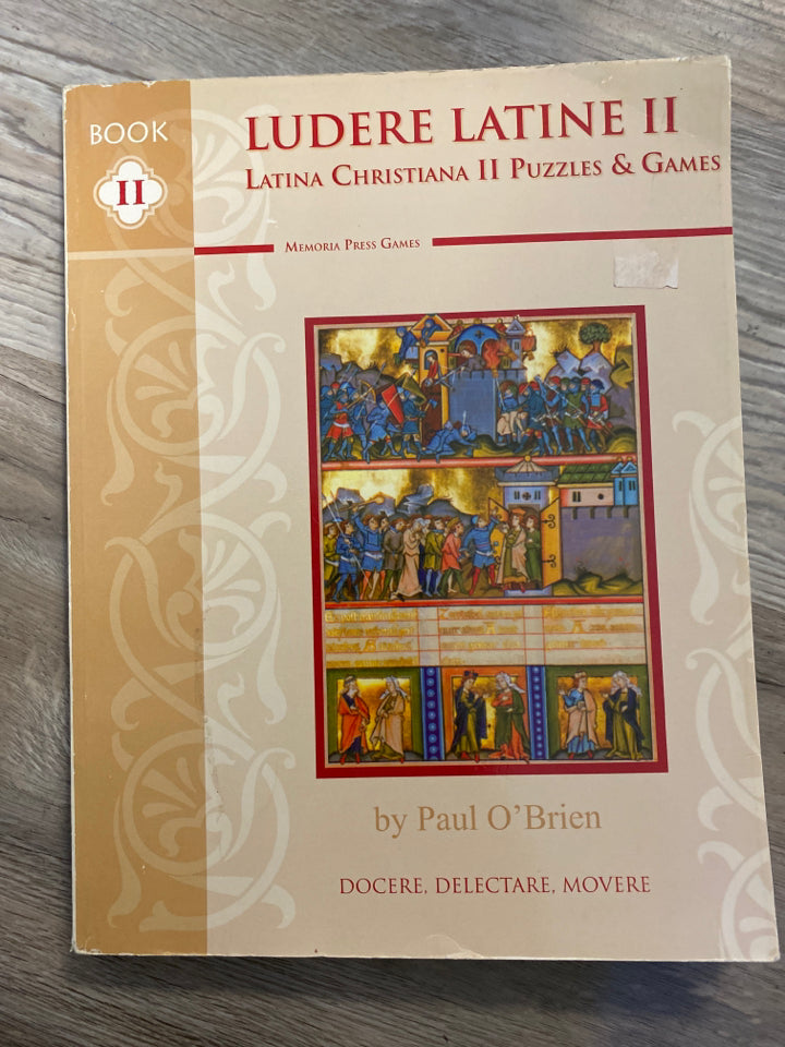 Luder Latine II, Latina Christiana II Puzzles & Games by Memoria Press