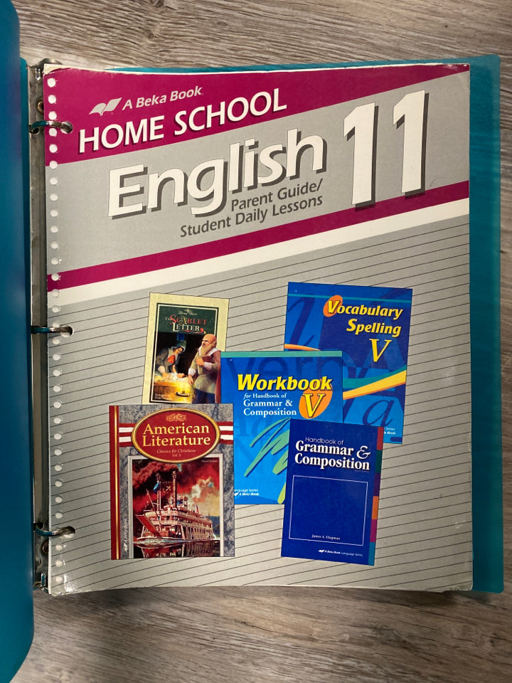 Abeka English 11 Parent Guide/ Student Daily Lessons